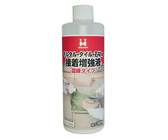 日本ミラコン産業 モルタル・タイル・石材用 接着増強液 混練タイプ 300g MR-009 1個(ご注文単位1個)【直送品】