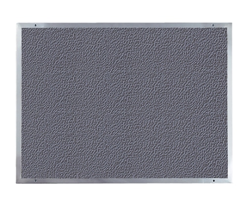 神栄ホームクリエイト 掲示板 ステンレス製 幅800×高550mm レザー貼 灰色 SK-401-2S 1個(ご注文単位1個)【直送品】