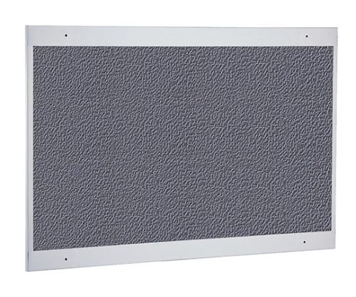 神栄ホームクリエイト 掲示板 ステンレス製 幅900×高600mm レザー貼 灰色 SK-400トク-1 1個(ご注文単位1個)【直送品】