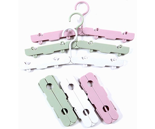 ロジック 折り畳みハンガー 6本セット LG-COT-HNGR 1袋(ご注文単位1袋)【直送品】