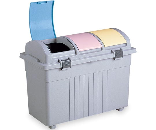 テラモト エコ3分別ゴミボックス(カラー) DS-193-100-0 1台(ご注文単位1台)【直送品】
