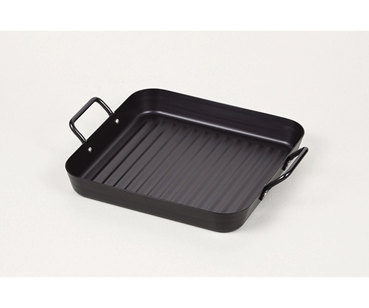 ベストコ ガスでもIHでも使える角型プレート ウェーブ 25×25cm LD-176 1個（ご注文単位1個）【直送品】