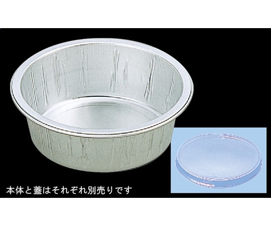 東洋アルミエコープロダクツ 丸型スムース 10cm 平蓋 1パック(100枚入) LA315-D 1パック（ご注文単位1パック）【直送品】