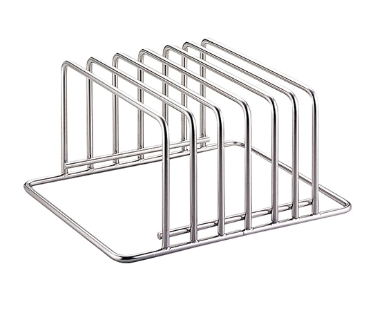 エムテートリマツ 18-8まな板スタンド(太線) 6枚立  1個（ご注文単位1個）【直送品】