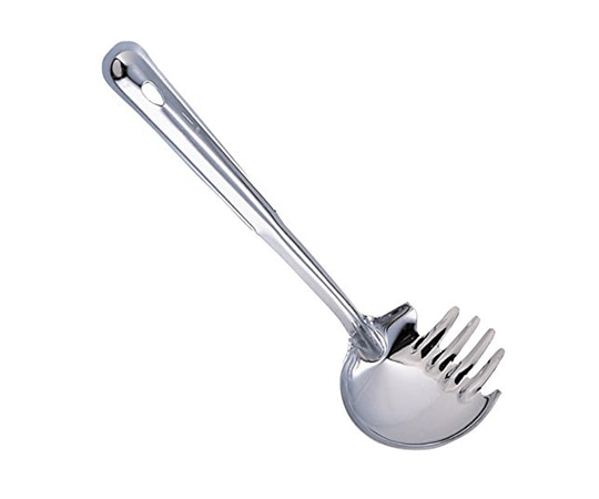 エムテートリマツ ステンレスうどん杓子(大・カギ無)  1個（ご注文単位1個）【直送品】