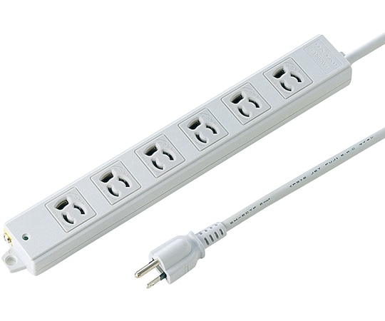 サンワサプライ 工事物件タップ 6個口 1m TAP-KE6-1 1本(ご注文単位1本)【直送品】