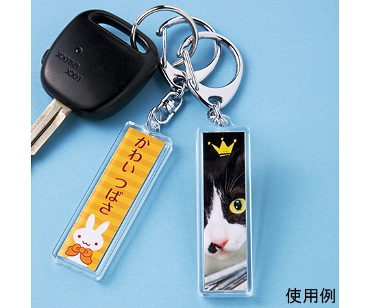 サンワサプライ 手作りキーホルダーキット スティック型 JP-ST15 1セット(ご注文単位1セット)【直送品】