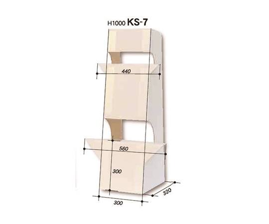 アルテ 大型紙スタンド(B1サイズ以上対応) 1枚入 KS-7 1袋(ご注文単位1袋)【直送品】