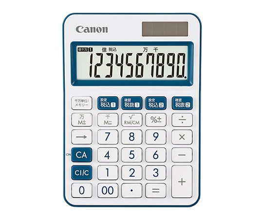キヤノン ミニ卓上電卓 ネイビー LS-105WUC-NV 1個(ご注文単位1個)【直送品】