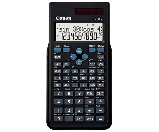 キヤノン 関数電卓 F-715SG-BK 1個(ご注文単位1個)【直送品】