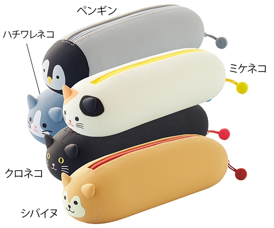 LIHITLAB SMART FIT PuniLabo 寝ころびペンポーチ シバイヌ A7781-2 1個(ご注文単位1個)【直送品】