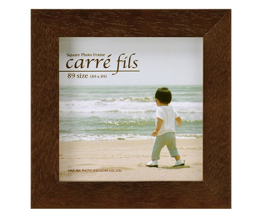 ハクバ写真産業 フォトフレーム カレ フィス89 1面 ブラウン FSQCF-89BR 1パック(ご注文単位1パック)【直送品】