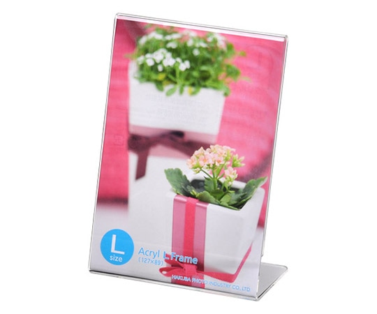 ハクバ写真産業 アクリルLフレーム Lサイズ 1面(タテ) FACL-LT 1個(ご注文単位1個)【直送品】