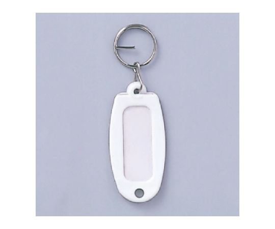 ユニット カラーネームタッグ ホワイト 10個1組 877-86 1組(ご注文単位1組)【直送品】