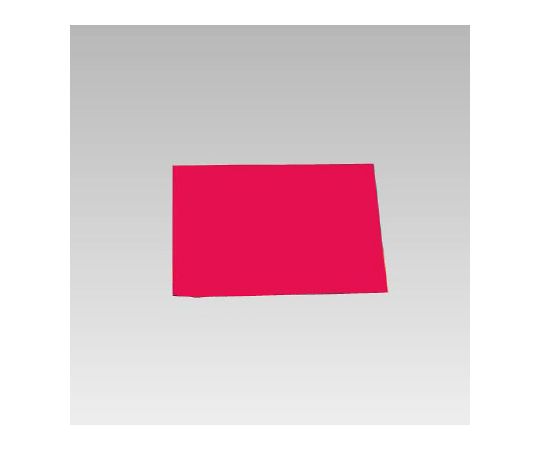 ユニット 無地マグネット 赤 500×500 892-13 1枚(ご注文単位1枚)【直送品】