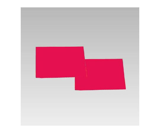 ユニット 無地マグネット 赤 250×250 2枚入 892-23 1組(ご注文単位1組)【直送品】