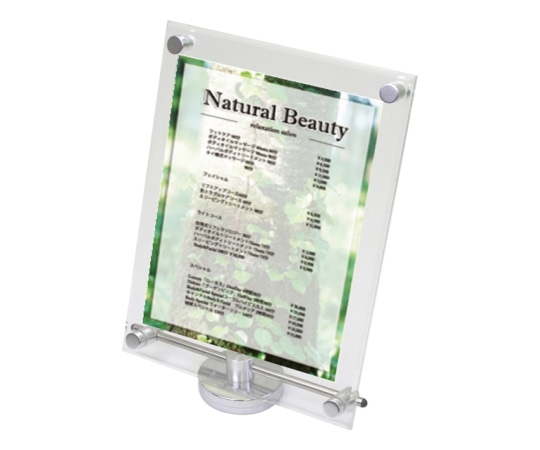 常磐精工 カウンターアクリルスタンドA4縦 CUAS-A4T 1個(ご注文単位1個)【直送品】