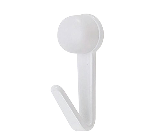 日軽産業 Jフック・スリム ホワイト 2個入 MJ-026W 1セット(ご注文単位1セット)【直送品】