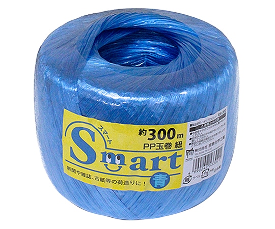 宮島化学工業 Smart玉巻紐 青 300m ES302 1巻(ご注文単位1巻)【直送品】