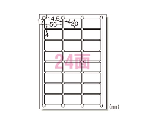 エーワン(A-ONE) マット紙 ラベルシール[インクジェット]A424面 60424 1冊(ご注文単位1冊)【直送品】