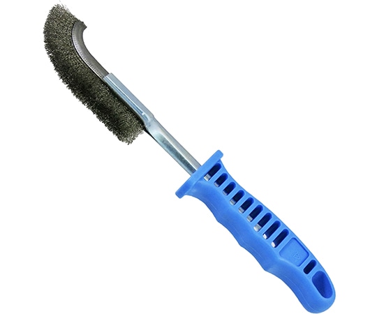 SUN UP グリップブラシ 先曲り ステンレス  1個(ご注文単位1個)【直送品】