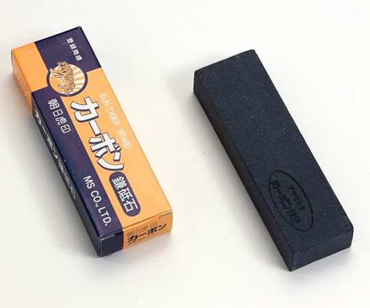 松永トイシ カーボン鎌砥石 朝日虎印 No.800 (125×38×24mm)  1本(ご注文単位1本)【直送品】