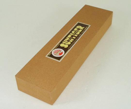 松永トイシ 油砥 朝日虎印 中研ぎ用 中目 #320 (205×50×25mm)  1本(ご注文単位1本)【直送品】