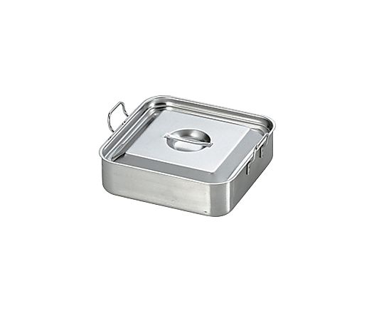 スギコ産業 スギコ 18-8 角型ベインマリーポット フタ・手付 4L SH-3030 1個（ご注文単位1個）【直送品】