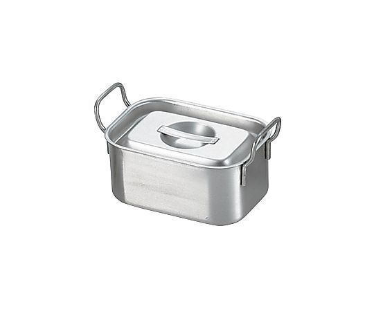 スギコ産業 スギコ 18-8 角型ベインマリーポット フタ・手付 1L SH-3110 1個（ご注文単位1個）【直送品】