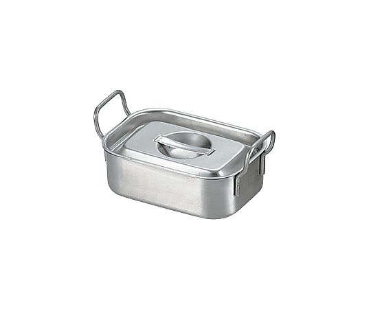 スギコ産業 スギコ 18-8 角型ベインマリーポットフタ・手付 0.5L SH-3120 1個（ご注文単位1個）【直送品】