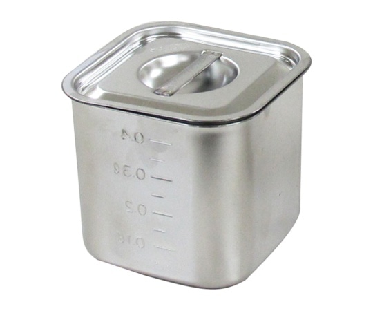 スギコ産業 スギコ 18-8 目盛付深型角キッチンポット 0.5L SH-4208D 1個（ご注文単位1個）【直送品】