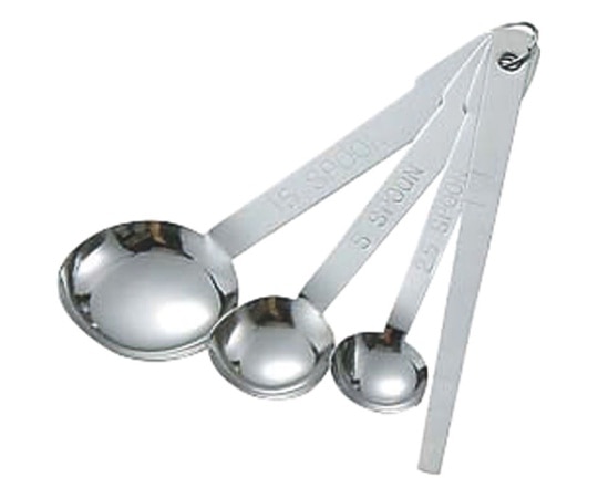 カンダ 18-0計量スプーン 3本組(ヘラ付)  1個（ご注文単位1個）【直送品】