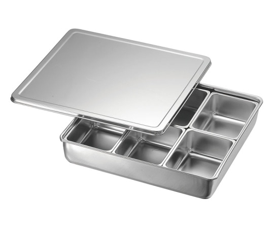 本間製作所 KO 18-8調味料入バット田型6ッ組  1個（ご注文単位1個）【直送品】