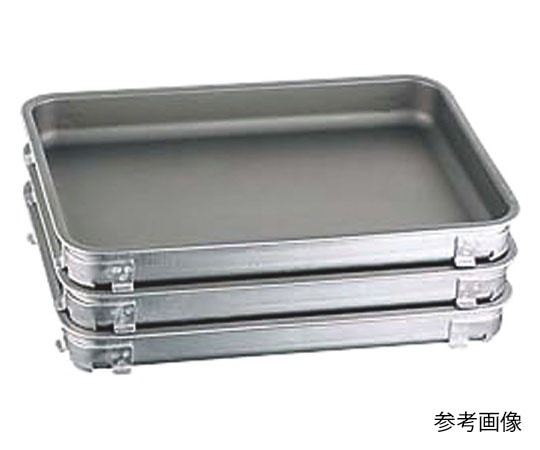 IKD（イケダ） IKD 18-8抗菌フッ素生鮮バット 6枚取 (1枚入り)  1個（ご注文単位1個）【直送品】