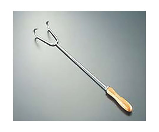 カンダ 木柄ロングフック 2本爪  1個（ご注文単位1個）【直送品】