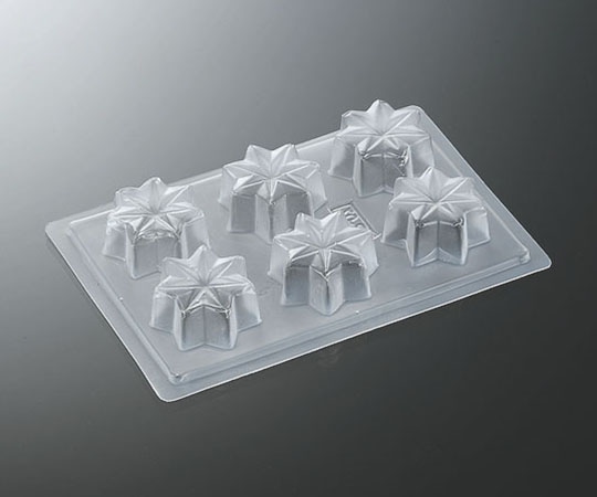 カンダ CSゼリー型6P 楓 PP-07 1個（ご注文単位1個）【直送品】