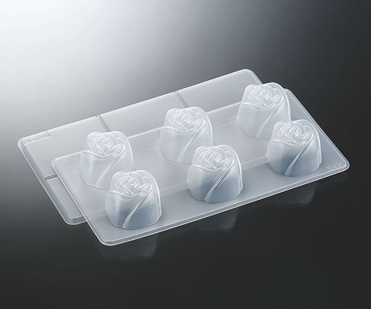 カンダ CSゼリー型6P 薔薇[台座付] CS-02 1個（ご注文単位1個）【直送品】