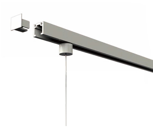 福井金属工芸 C-11型オールホワイトレールセット1000mm 3523-W 1セット（ご注文単位1セット）【直送品】