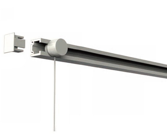 福井金属工芸 C-11型オールホワイトレールセット1000mm 3522-W 1セット（ご注文単位1セット）【直送品】