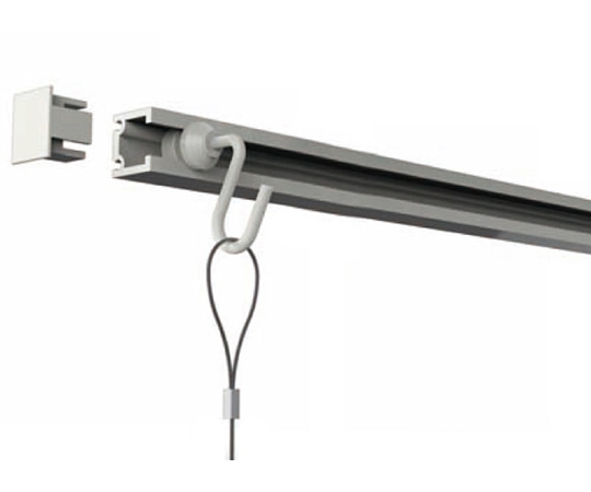 福井金属工芸 C-11型レールセット600mm 3350-W-1 1個（ご注文単位1個）【直送品】