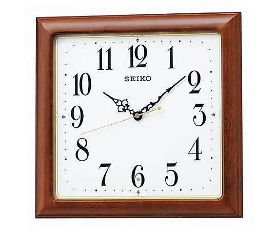 エスコ 322x330x 48mm [電波]掛時計 EA798CC-66C 1個(ご注文単位1個)【直送品】