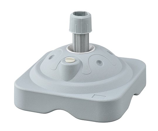 日本緑十字社 のぼり旗用スタンド(注水タイプ) グレー ノボリ用ポール台TK-GL 満水時10kg ポリエチレン製 255125 1台(ご注文単位1台)【直送品】