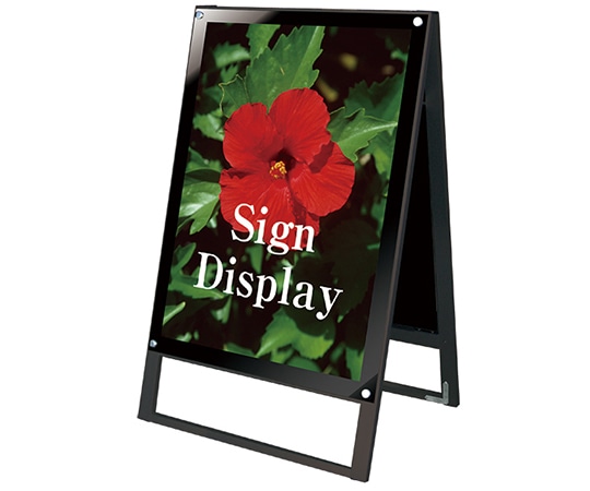 常磐精工 ブラックポスター用スタンド看板 A1両面 ブラック BPSSK-A1RB 1台（ご注文単位1台）【直送品】