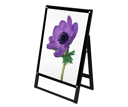 常磐精工 ブラックポスター用スタンド看板マグネジ A1片面 ブラック BPSSKMN-A1KB 1台(ご注文単位1台)【直送品】