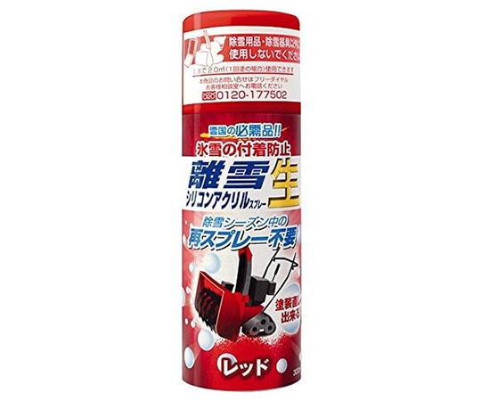 高森コーキ 離雪シリコンアクリルスプレー生 レッド TU-SAN-RD 1個(ご注文単位1個)【直送品】