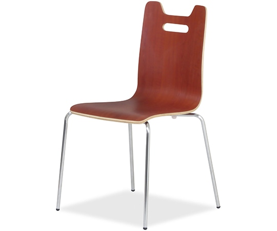 テラモト チェア TK-H-BR OT-631-011-4 1脚（ご注文単位1脚）【直送品】