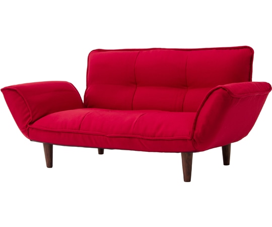 セルタン カウチソファKAN ダリアンレッド 二人掛け A01p-563RE 1個（ご注文単位1個）【直送品】