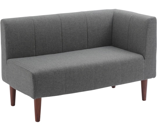 セルタン ダイニングソファ デニム調アッシュグレー 左コーナータイプ A1056p-LC-606GRY 1個（ご注文単位1個）【直送品】