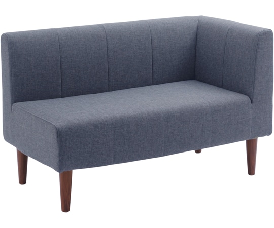 セルタン ダイニングソファ デニム調インディゴブルー 左コーナータイプ A1056p-LC-612DBL 1個（ご注文単位1個）【直送品】