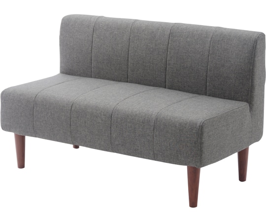 セルタン ダイニングソファ デニム調アッシュグレー 二人掛け A1056p-W-606GRY 1個（ご注文単位1個）【直送品】